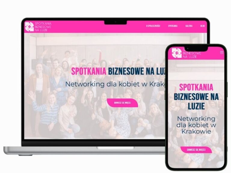Strona internetowa Spotkania Biznesowe na Luzie dostarczona przez Dobre Strony